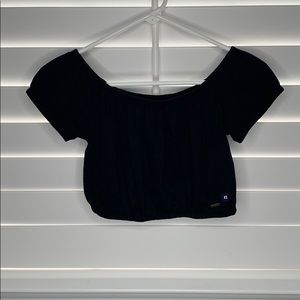 Women’s off the shoulder crop top
